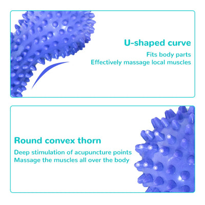 1PCS PVC Erdnuss Prickle Ball für Faszien Massage Zervikale Und Plantar Muskel Entspannung Training Übung Ausrüstung