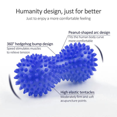 1PCS PVC Erdnuss Prickle Ball für Faszien Massage Zervikale Und Plantar Muskel Entspannung Training Übung Ausrüstung
