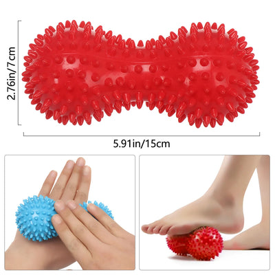 1PCS PVC Erdnuss Prickle Ball für Faszien Massage Zervikale Und Plantar Muskel Entspannung Training Übung Ausrüstung