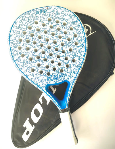 Padel Schläger Professional Serie Palas 3-lagige Kohle faser Board Paddel Schläger Eva Gesicht Tennis schläger Strands chläger