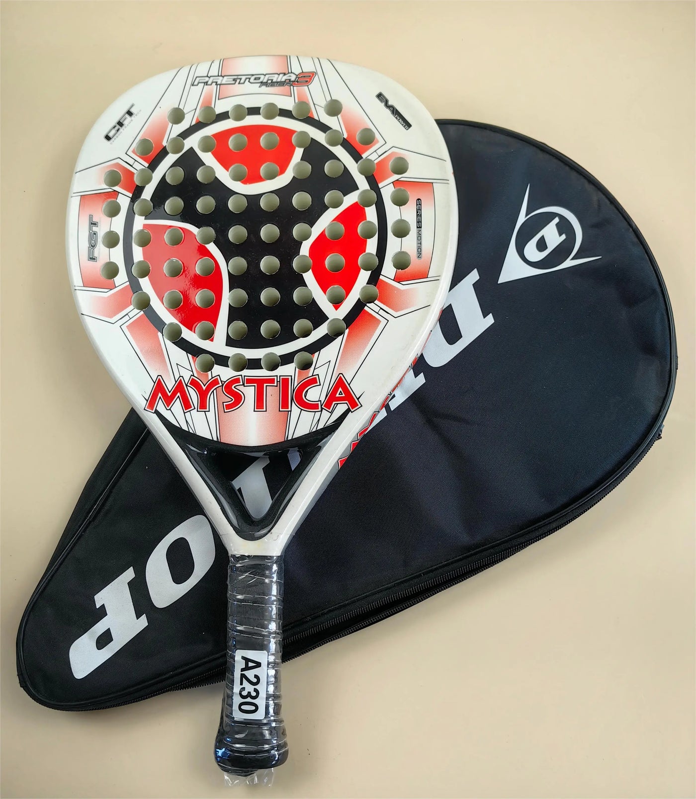 Padel-Tennisschläger, Paddel-Tennisschläger aus Kohlefaser mit EVA-Memory-Flex-Schaumkern, leichtes Padelschläger für Pop-Tennis