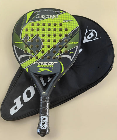 Padel-Tennisschläger, Paddel-Tennisschläger aus Kohlefaser mit EVA-Memory-Flex-Schaumkern, leichtes Padelschläger für Pop-Tennis