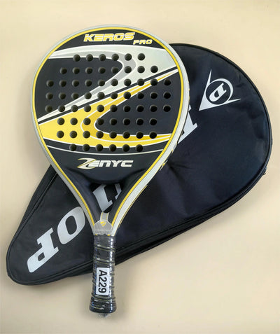 Padel-Tennisschläger, Paddel-Tennisschläger aus Kohlefaser mit EVA-Memory-Flex-Schaumkern, leichtes Padelschläger für Pop-Tennis