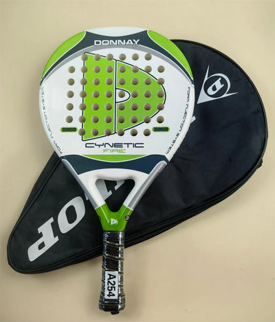Padel-Tennisschläger, Paddel-Tennisschläger aus Kohlefaser mit EVA-Memory-Flex-Schaumkern, leichtes Padelschläger für Pop-Tennis