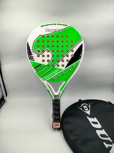 Padel-Tennisschläger, Paddel-Tennisschläger aus Kohlefaser mit EVA-Memory-Flex-Schaumkern, leichtes Padelschläger für Pop-Tennis