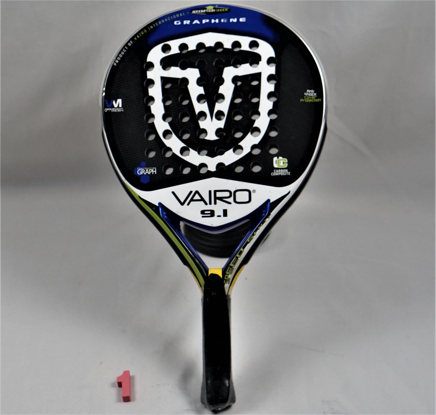 Padel-Tennisschläger, Paddel-Tennisschläger aus Kohlefaser mit EVA-Memory-Flex-Schaumkern, leichtes Padelschläger für Pop-Tennis