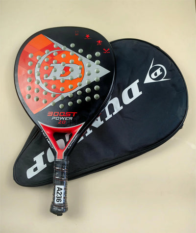 Padel-Tennisschläger, Paddel-Tennisschläger aus Kohlefaser mit EVA-Memory-Flex-Schaumkern, leichtes Padelschläger für Pop-Tennis
