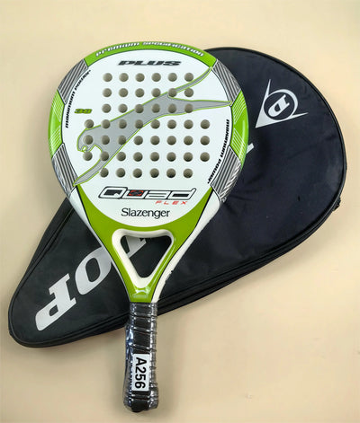 Padel-Tennisschläger, Paddel-Tennisschläger aus Kohlefaser mit EVA-Memory-Flex-Schaumkern, leichtes Padelschläger für Pop-Tennis