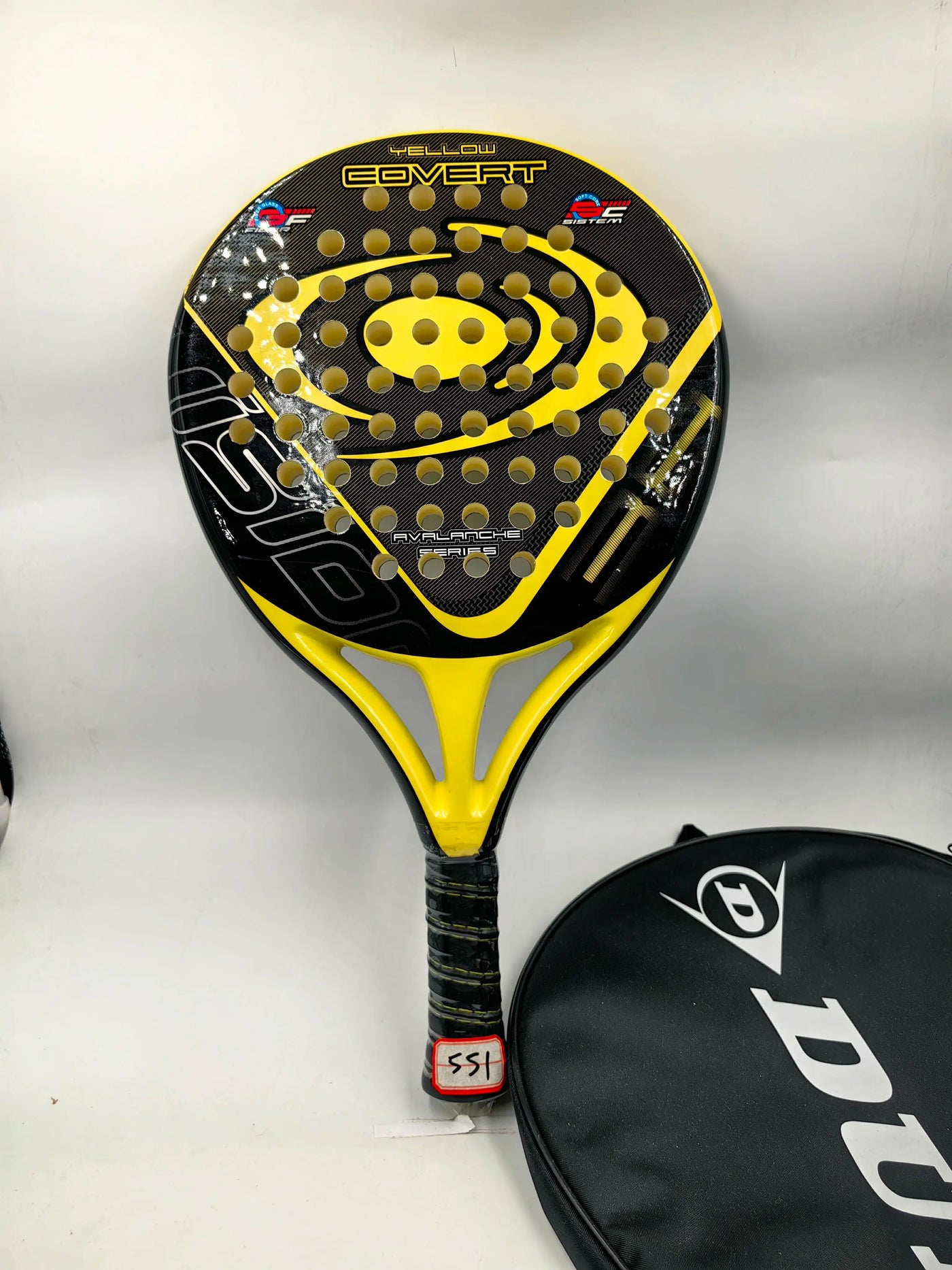 Padel-Tennisschläger, Paddel-Tennisschläger aus Kohlefaser mit EVA-Memory-Flex-Schaumkern, leichtes Padelschläger für Pop-Tennis