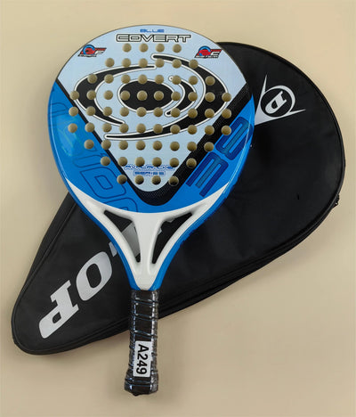 Padel-Tennisschläger, Paddel-Tennisschläger aus Kohlefaser mit EVA-Memory-Flex-Schaumkern, leichtes Padelschläger für Pop-Tennis