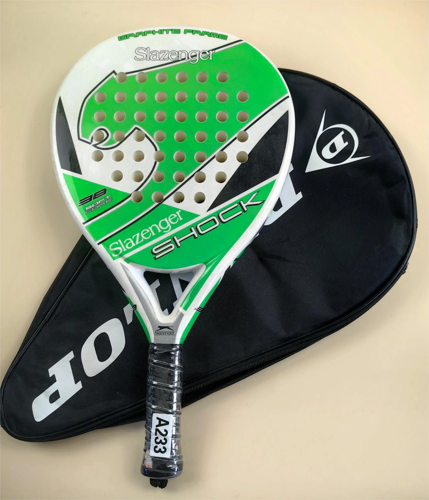 Padel-Tennisschläger, Paddel-Tennisschläger aus Kohlefaser mit EVA-Memory-Flex-Schaumkern, leichtes Padelschläger für Pop-Tennis