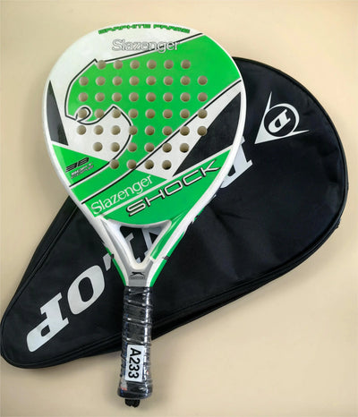 Padel-Tennisschläger, Paddel-Tennisschläger aus Kohlefaser mit EVA-Memory-Flex-Schaumkern, leichtes Padelschläger für Pop-Tennis