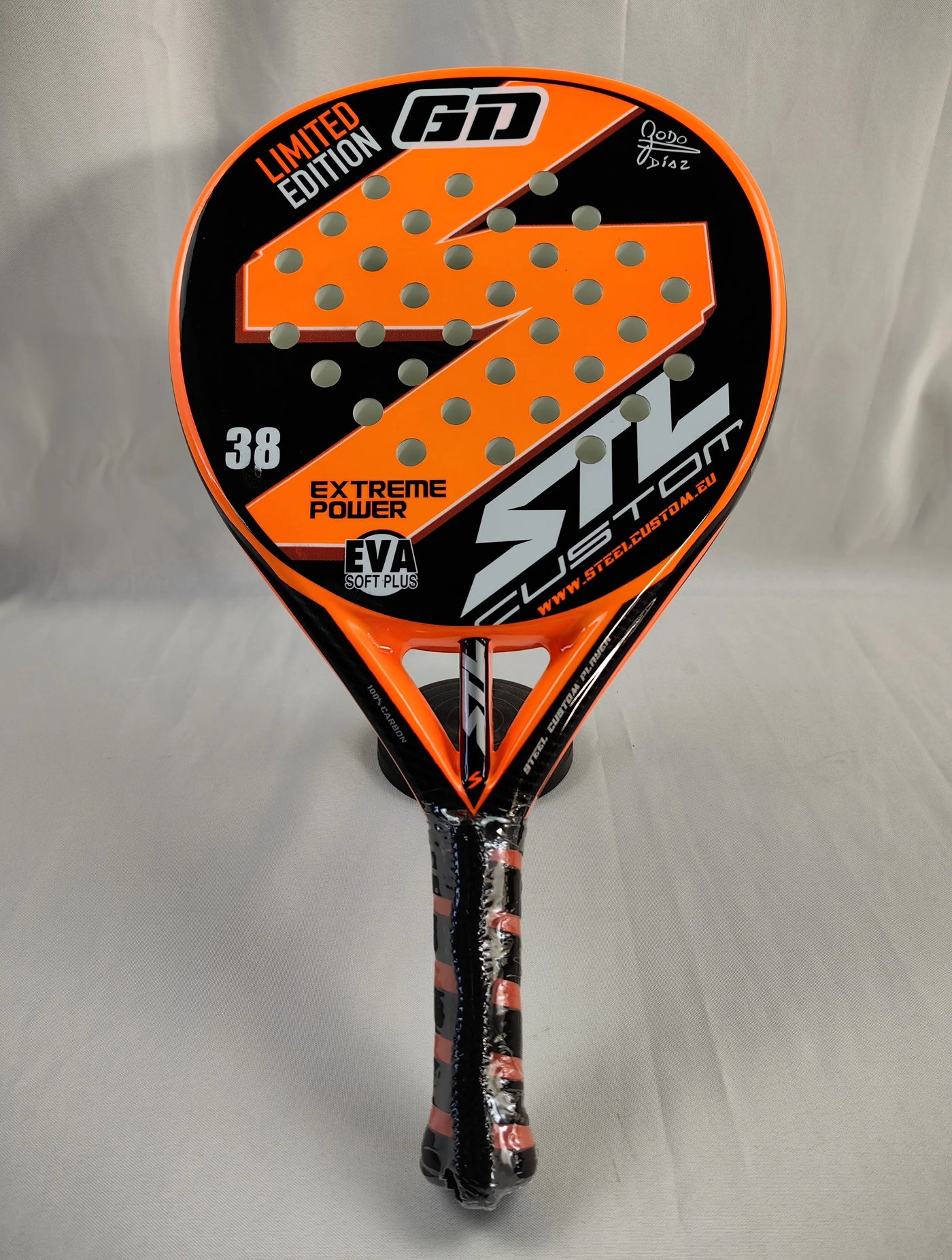 Padel Schläger Professional Serie Palas 3-lagige Kohle faser Board Paddel Schläger Eva Gesicht Tennis schläger Strands chläger