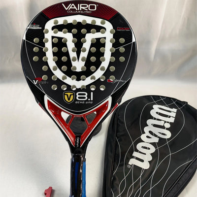 Padel-Tennisschläger, Paddel-Tennisschläger aus Kohlefaser mit EVA-Memory-Flex-Schaumkern, leichtes Padelschläger für Pop-Tennis