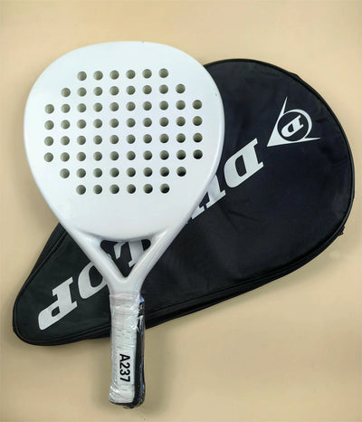 Padel-Tennisschläger, Paddel-Tennisschläger aus Kohlefaser mit EVA-Memory-Flex-Schaumkern, leichtes Padelschläger für Pop-Tennis