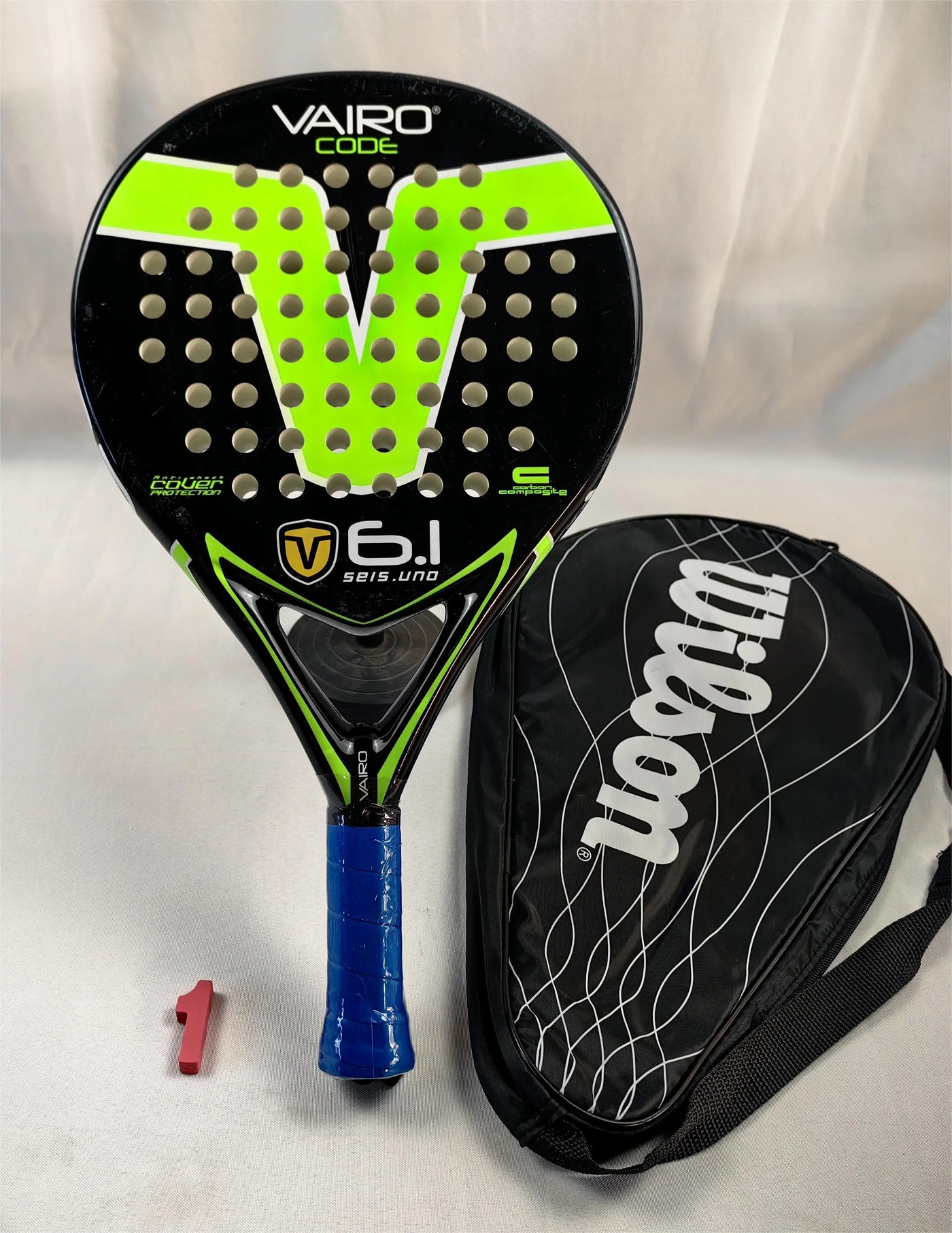 Padel-Tennisschläger, Paddel-Tennisschläger aus Kohlefaser mit EVA-Memory-Flex-Schaumkern, leichtes Padelschläger für Pop-Tennis