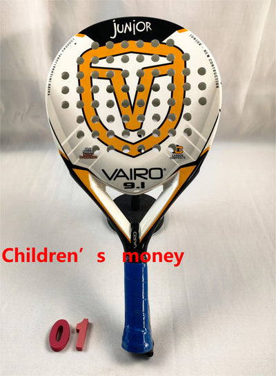 Padel-Tennisschläger, Paddel-Tennisschläger aus Kohlefaser mit EVA-Memory-Flex-Schaumkern, leichtes Padelschläger für Pop-Tennis