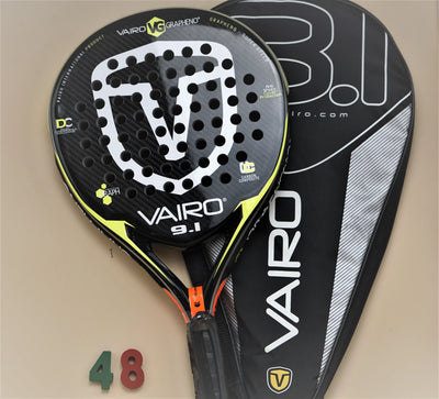 Padel-Tennisschläger, Paddel-Tennisschläger aus Kohlefaser mit EVA-Memory-Flex-Schaumkern, leichtes Padelschläger für Pop-Tennis