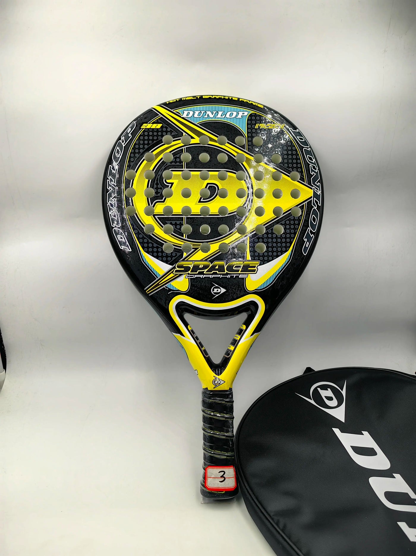 Padel-Tennisschläger, Paddel-Tennisschläger aus Kohlefaser mit EVA-Memory-Flex-Schaumkern, leichtes Padelschläger für Pop-Tennis