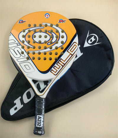 Padel-Tennisschläger, Paddel-Tennisschläger aus Kohlefaser mit EVA-Memory-Flex-Schaumkern, leichtes Padelschläger für Pop-Tennis