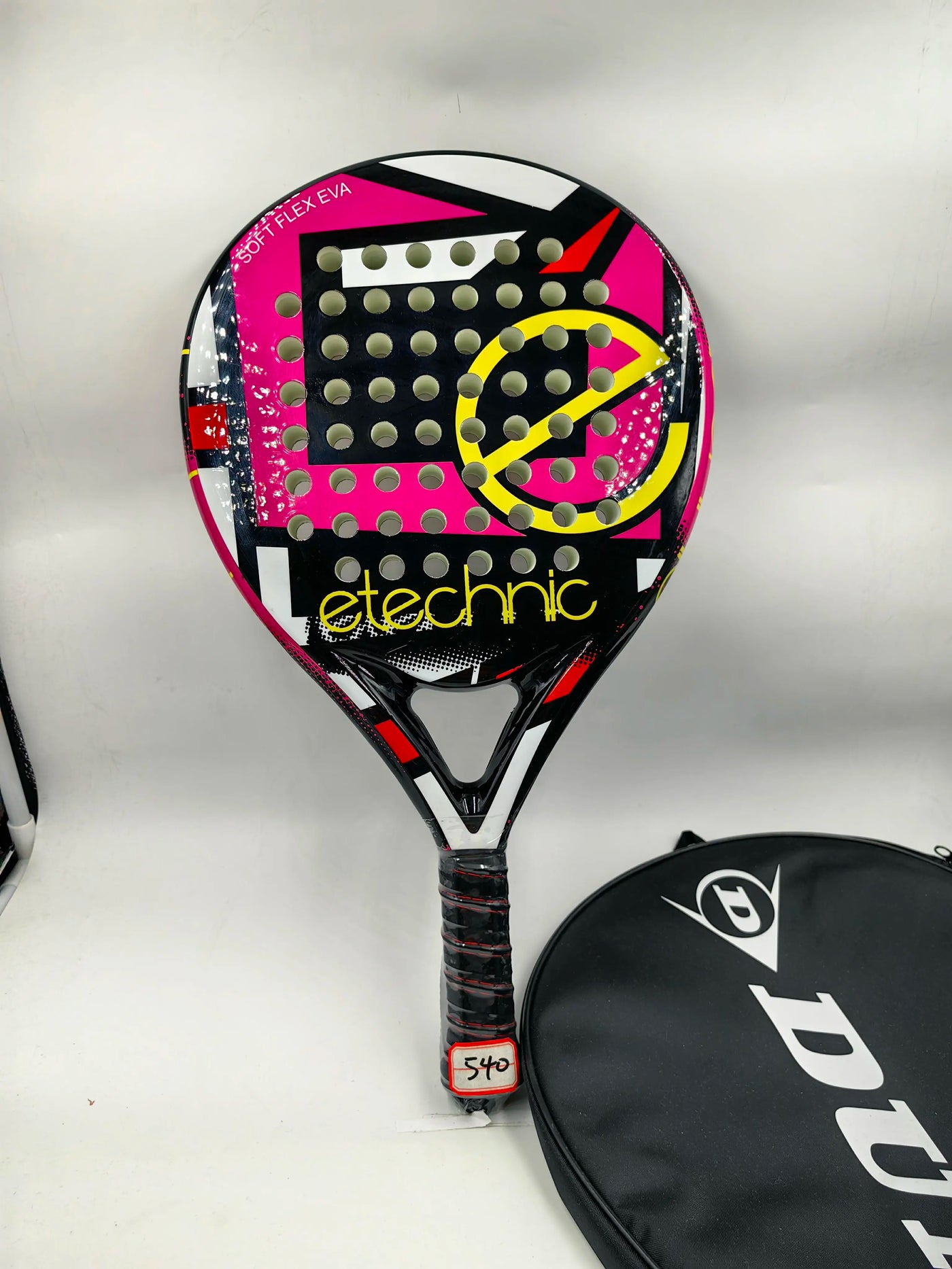 Padel-Tennisschläger, Paddel-Tennisschläger aus Kohlefaser mit EVA-Memory-Flex-Schaumkern, leichtes Padelschläger für Pop-Tennis