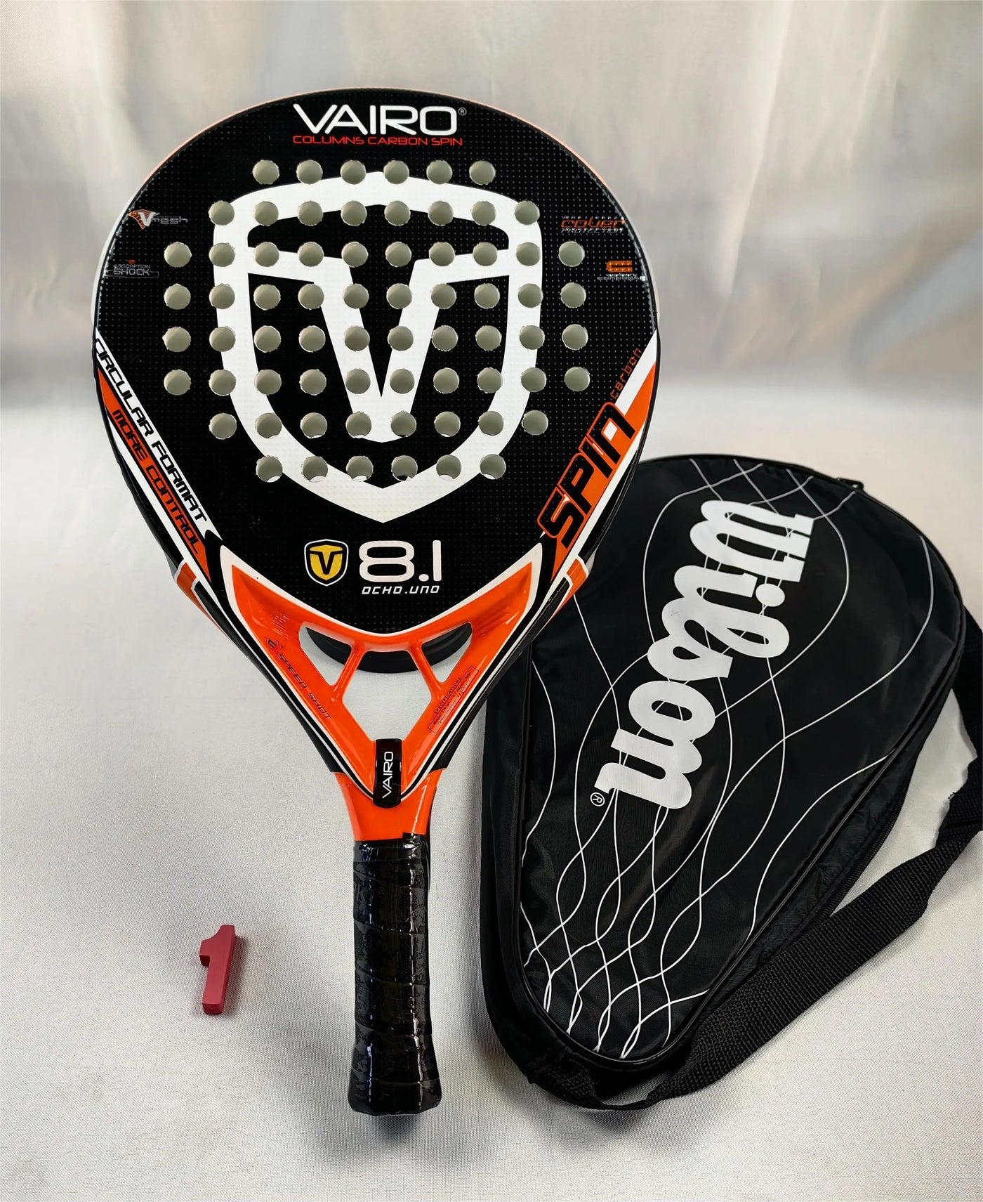 Padel-Tennisschläger, Paddel-Tennisschläger aus Kohlefaser mit EVA-Memory-Flex-Schaumkern, leichtes Padelschläger für Pop-Tennis