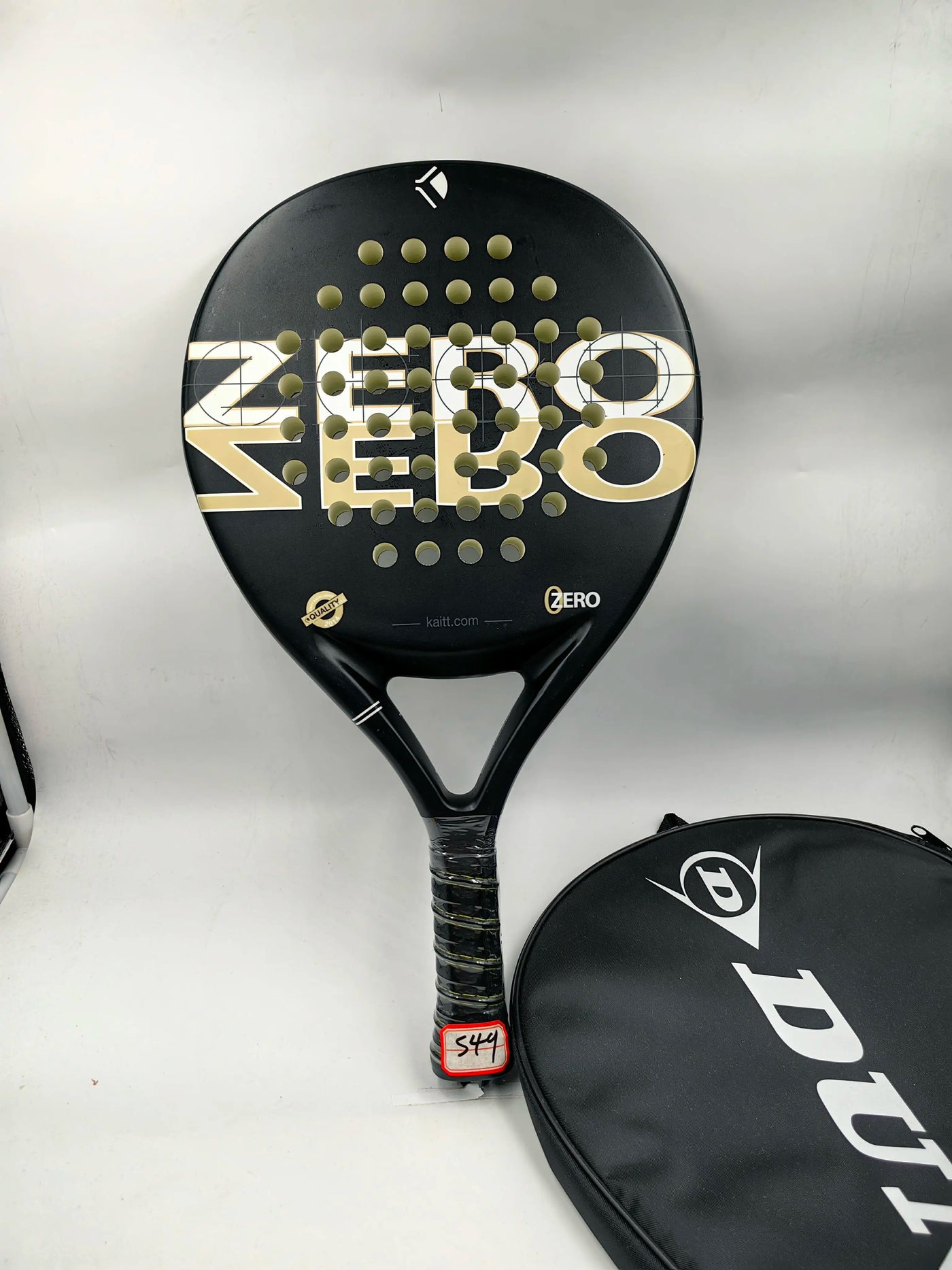 Padel-Tennisschläger, Paddel-Tennisschläger aus Kohlefaser mit EVA-Memory-Flex-Schaumkern, leichtes Padelschläger für Pop-Tennis